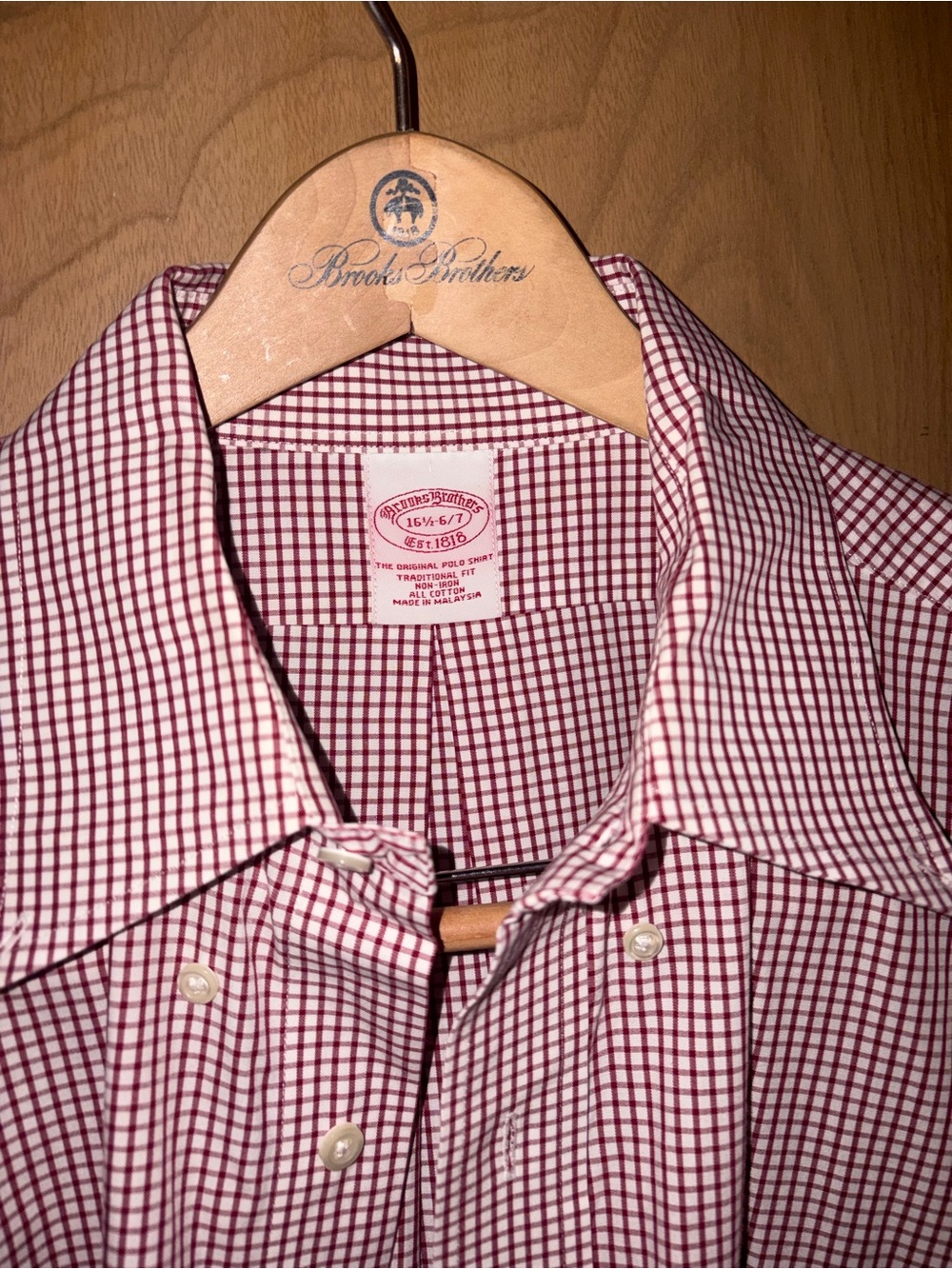Brooks Brothers Red Check Button-Down Shirt